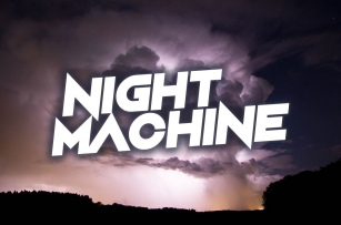 Night Machine Font Download