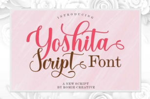 Yoshita Script Font Download