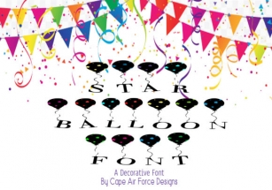 Star Balloon Font Download