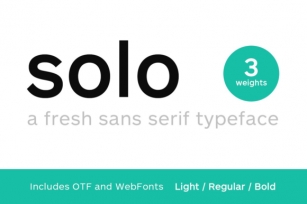 Solo Font Download