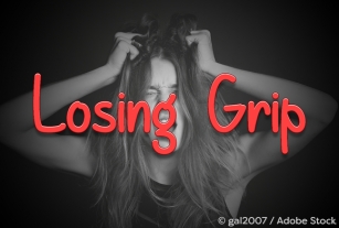 Losing Grip Font Download