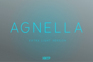 Agnella Extra Light Font Download
