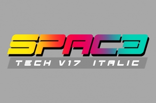 Spac3 Tech Font Download