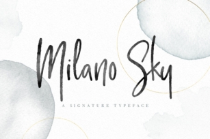 Milano Sky Script Font Download