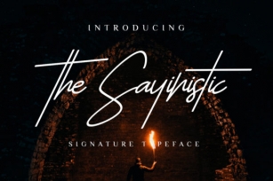 The Sayinistic Font Download