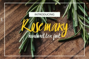 Rosemary Font Download