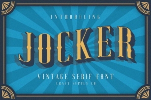 Jocker Family Font Download
