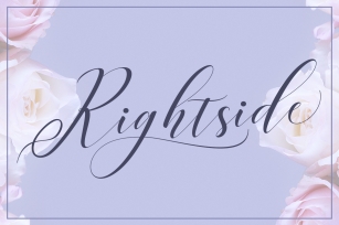 Right Side Font Download