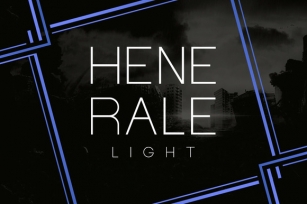 Henerale Light Font Download