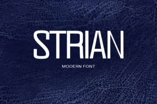 Strian Font Download