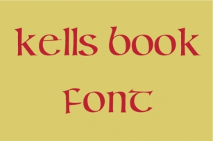 Kells Book Font Download
