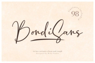 BondiSans Font Download