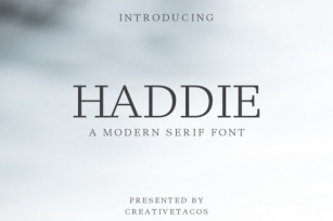 Haddie Family Font Download