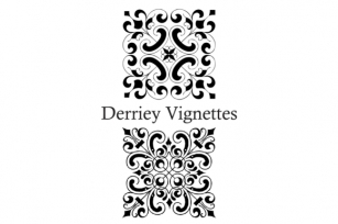 Derriey Vignettes Family Font Download