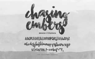 Chasing Embers Font Download