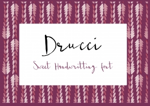 Drucci Font Download