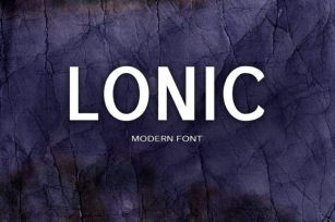 Lonic Font Download
