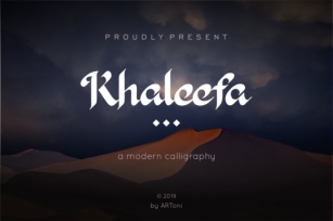 Khaleefa Font Download