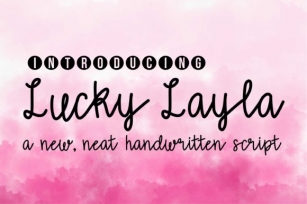 Lucky Layla Font Download