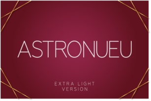 Astronueu Extra Light Font Download