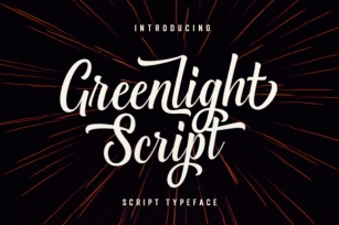 Greenlight Script Font Download