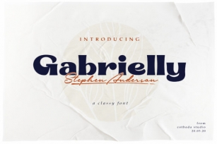 Gabrielly Font Download