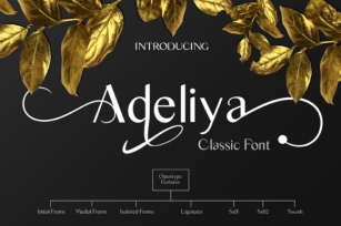 Adeliya Font Download