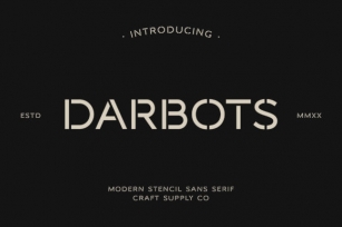Darbots Font Download