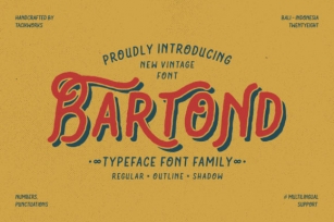 Bartond Font Download