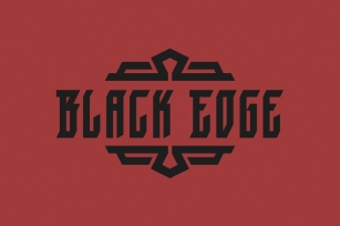 Black Edge Font Download