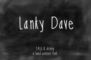 Lanky Dave Font Download