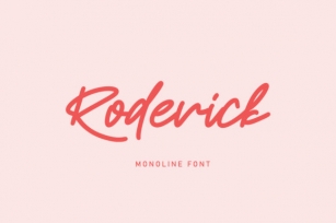 Roderick Font Download