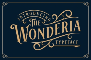 Wonderia Font Download