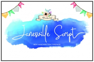 Janesville Script Font Download