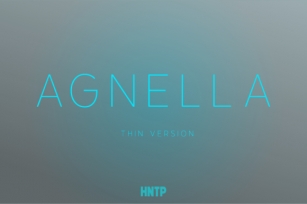 Agnella Thin Font Download