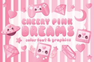 Cheery Pink Dreams Font Download