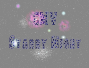 CMV Starry Night Font Download