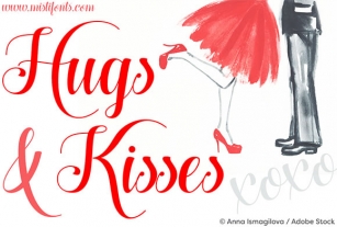 Hugs and Kisses Font Download