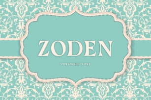 Zoden Font Download