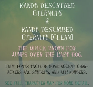 Randy Described Eternity Font Download