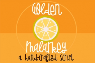Golden Malarkey Font Download