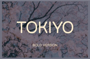 Tokiyo Bold Font Download