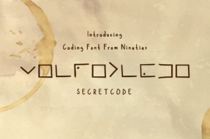 Secretcode Font Download
