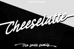 Cheese Latte Font Download