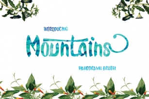 Mountains Font Download