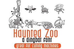 Haunted Zoo Font Download