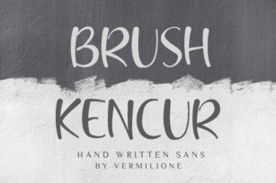 Brush Kencur Font Download