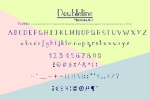 Doubleline Font Download