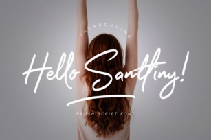 Hello Santtiny Font Download