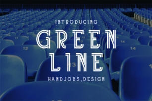 Green Line Font Download